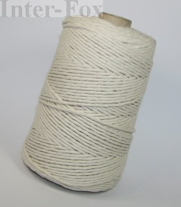 Sznurek bawełniany do makramy, 3mm-200mb naturalny