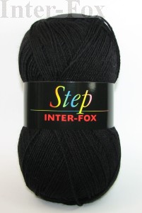 Step Basic, Superwash kolor nr 599 Czarny