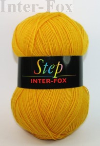 Step Basic, Superwash kolor nr 522 miodowo żółty