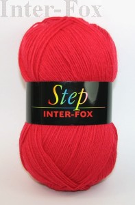 Step Basic, Superwash kolor nr 530 czerwony