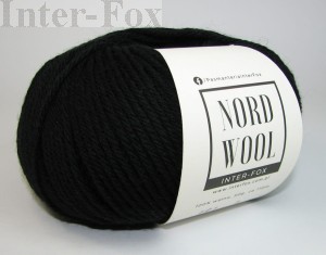 Nord Wool  Superwash, kolor 101 Czarny