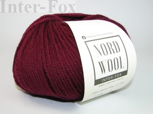 Nord Wool  Superwash, kolor 108 Bordo
