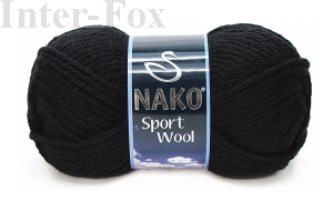 Sport wool kolor 217 czarny