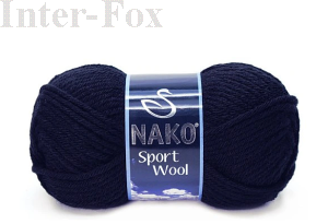 Sport wool kolor 3088 granatowy