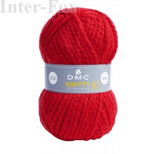 Knitty 10 kolor 950 czerwony