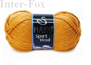 Sport wool kolor 10129 miodowy