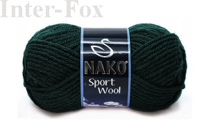 Sport wool kolor 1873 zieleń butelka