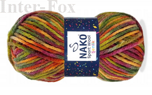 Włóczka Sport Wool Senlik Print kolor 87732