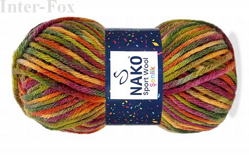 Włóczka NAKO SPORT WOOL SENLIK print kolor 87732.png