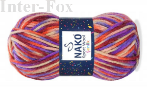 Włóczka Sport Wool Senlik Print kolor 87741