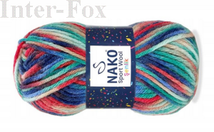 Włóczka Sport Wool Senlik Print kolor 87734