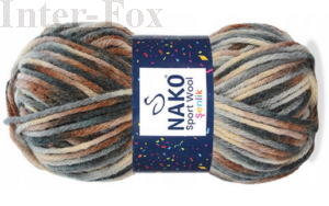 Włóczka Sport Wool Senlik Print kolor 87738