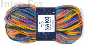 Włóczka Sport Wool Senlik Print kolor 87740