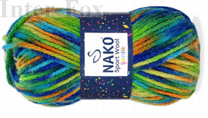 Włóczka Sport Wool Senlik Print kolor 87733