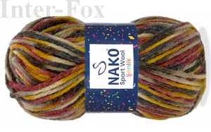Włóczka Sport Wool Senlik Print kolor 87735