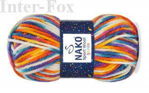 Włóczka Sport Wool Senlik Print kolor 87737