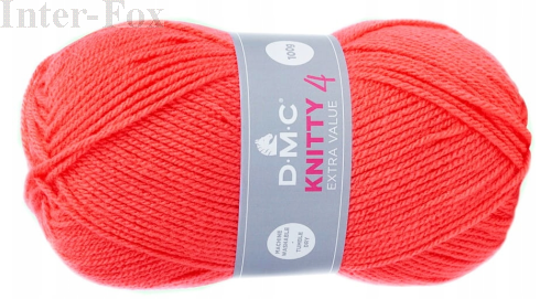 WŁÓCZKA DMC KNITTY 4 KOL. 688  KORALOWY RÓŻ.png