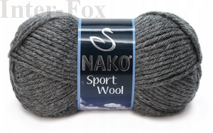 Sport wool kolor 193 ciemna popiel