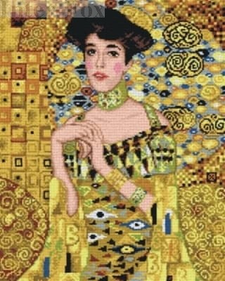 Kanwa z nadrukiem G. Klimt - Portret Adele Bloch Bauer.jpg