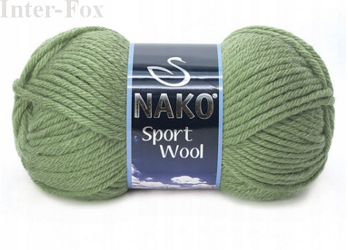 Włóczka Nako Sport Wool kolor 10307 zielony.png