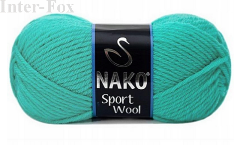 Włóczka Nako Sport Wool kolor 10567 turkus.png