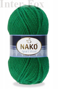 Sport wool kolor 11347 zielony 