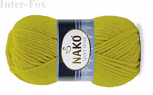 Włóczka Nako Sport Wool kolor 13872 zielony.png