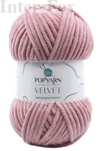 Chenille Velvet B07 - pudrowy róż