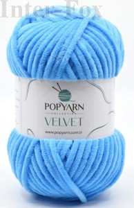 Chenille Velvet B019 jasny niebieski 