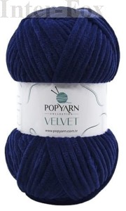 Chenille Velvet B013 granatowy