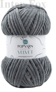 Chenille Velvet B010 ciemna popiel