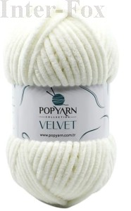 Chenille Velvet B02 ekri