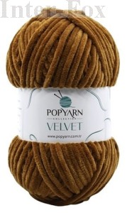 Chenille Velvet B09 koniak