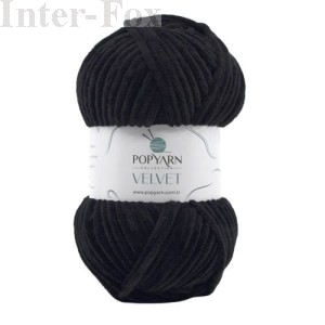 Chenille Velvet B025 czarny