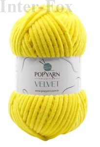 Chenille Velvet B012 żółty