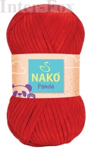Chenille Panda 3108 czerwony