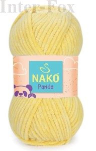 Chenille Panda 215 jasny żółty