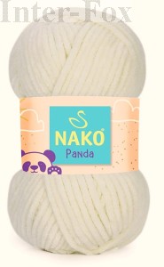 Chenille Panda 3084 biały
