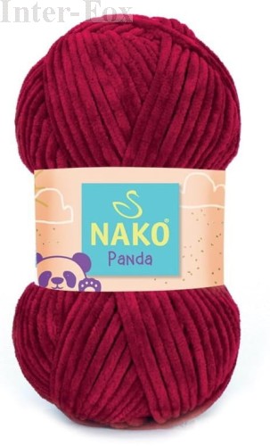 Włóczka Chenille Panda kolor 3089 wino.jpg