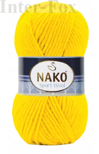 Sport wool kolor 1253 żółty