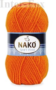 Sport wool kolor 93 pomarańczowy