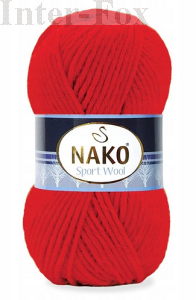 Sport wool kolor 4738 czerwony
