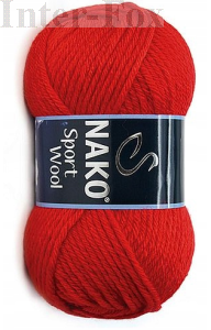 Sport wool kolor 1140 czerwony