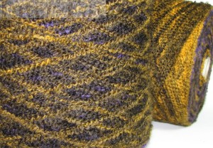 Boucle  Print, 1,6kg (2zł-100g)w kolorach miodu,brązu, fioletu