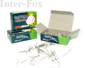 Szpilki 14 mm Office Pins - opakowanie 500 szt.