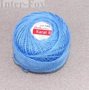 Kordonek Karat 8 kolor nr 544 niebieski