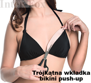 Wkładka PUSH-UP trójkątna kolor biały rozmiar C