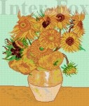 Zestaw muliny Ariadna - do kanwy 1426 V. van Gogh Słoneczniki