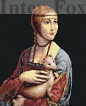 Zestaw muliny Ariadna - do kanwy 2151 L. Da Vinci - Dama z łasiczką