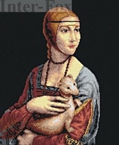 Zestaw muliny Ariadna - do kanwy 2151 L. Da Vinci - Dama z łasiczką